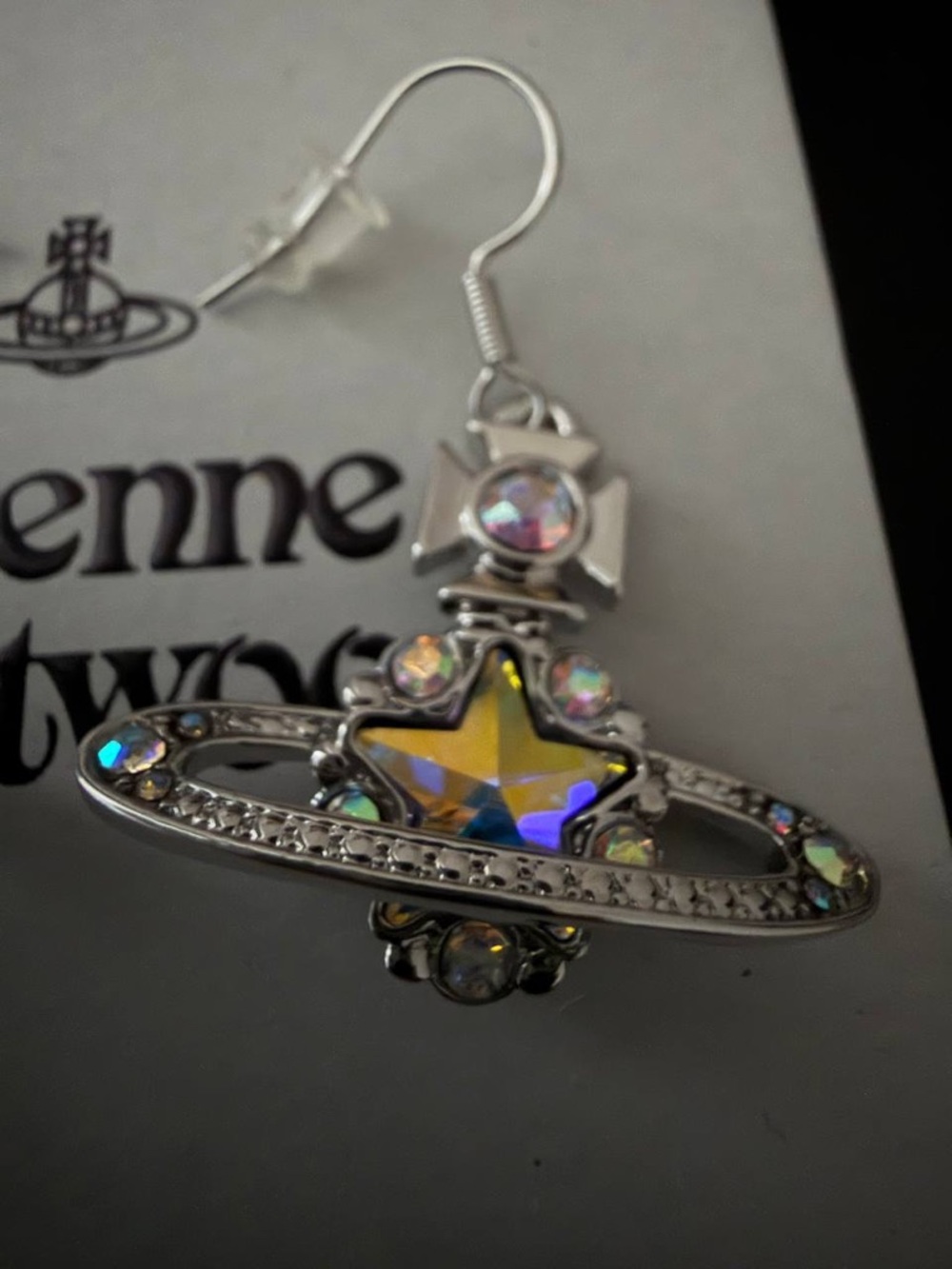 Vivienne Westwood silver star earrings - Picture 4 of 4